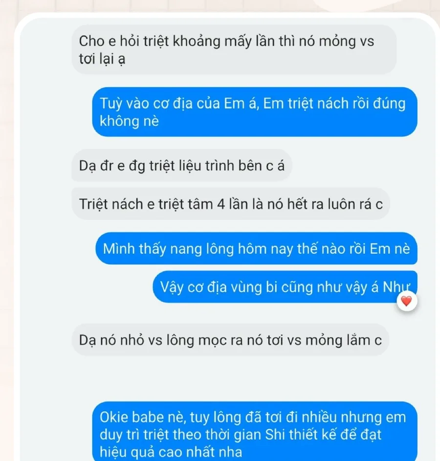 Tin nhắn của Như gửi Shi